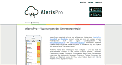 Desktop Screenshot of alertspro.com