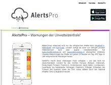 Tablet Screenshot of alertspro.com
